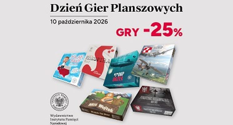 Plakat Dzień Gier Planszowych w IPN