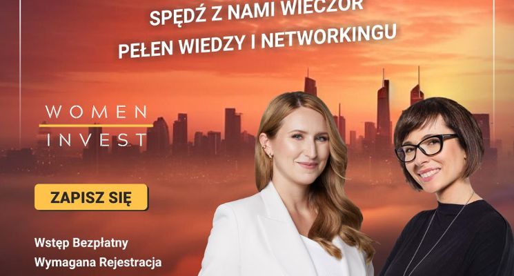 Plakat Women Invest Local we Wrocławiu!