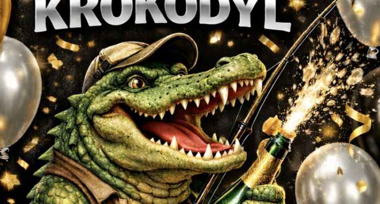 Plakat Urodziny Wędkarskiego Centrum Krokodyl