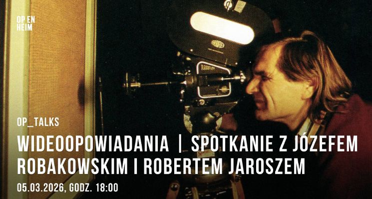 Plakat Spotkanie z Józefem Robakowskim i Robertem Jaroszem