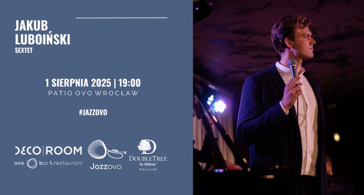 Plakat Koncert Jazzovo – Jakub Luboiński