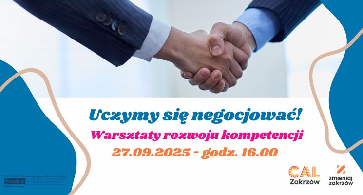 Plakat Warsztaty rozwoju kompetencji