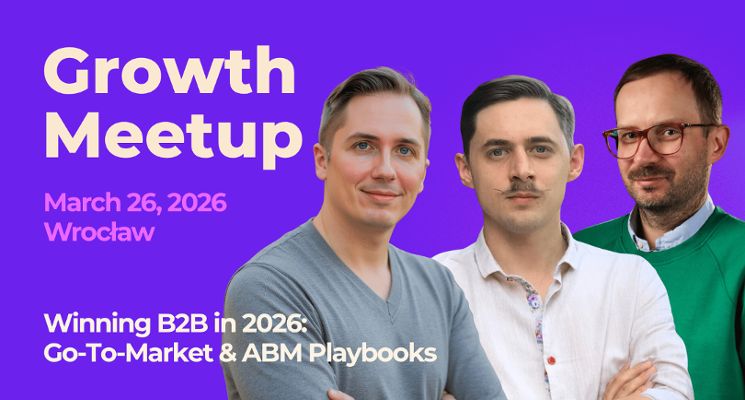 Plakat Growth Meetup: Winning B2B in 2026. Go-To-Market & ABM Playbooks