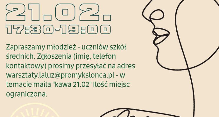 Plakat Kawa z psychologiem w La Luz