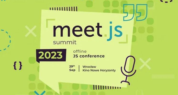 Plakat meet.js Summit 2023