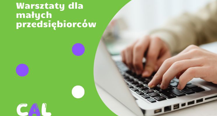 Plakat Cyfryzacja dla mikroprzedsiębiorców – podstawy.