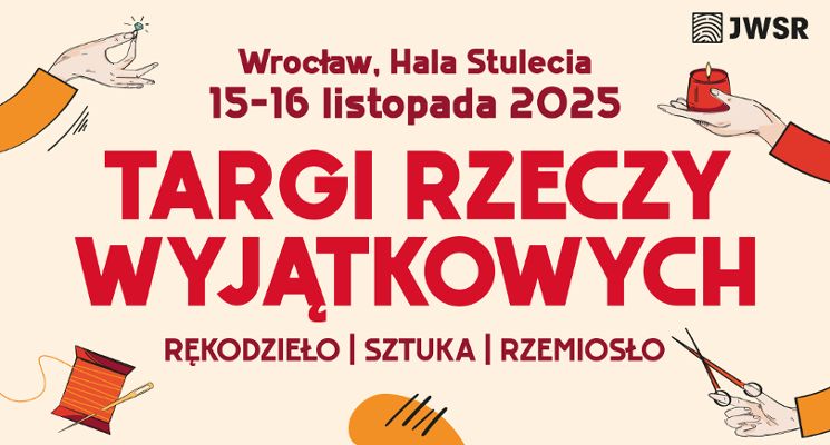 Plakat Targi Rzeczy Wyjątkowych JWSR
