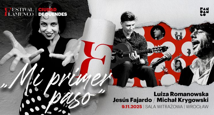 Plakat „Mi primer paso” – Luiza Romanowska / Jesús Fajardo / Michał Krygowski