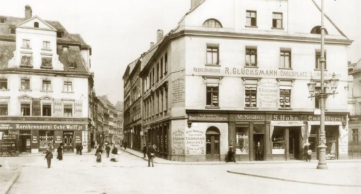 Plakat Spacer śladami wrocławskich Żydów w 82. rocznicę powstania w gettcie warszawskim