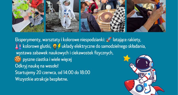 Plakat MamutoNauci II Piknik Naukowy w Parku Mamuta