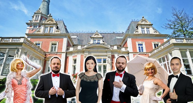 Plakat Pałacowe czwartki z operetką „Operetkowa bombonierka”