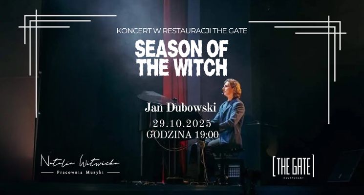 Plakat Season of the Witch – koncert halloweenowy