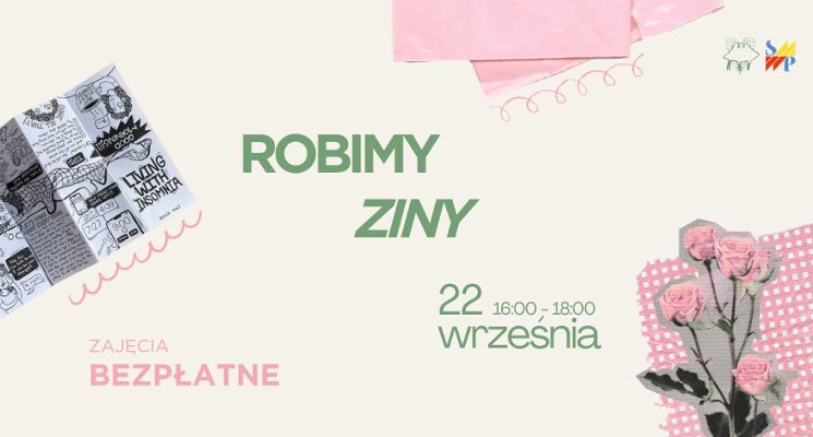 Plakat Robimy ziny, czyli małe artystyczne książeczki