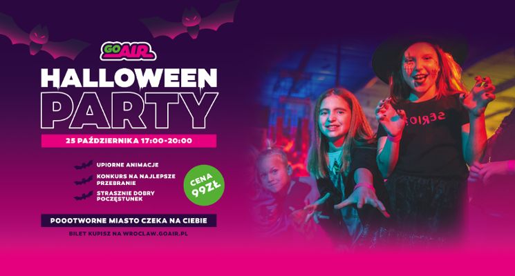 Plakat Halloween Party - wydarzenie dla dzieci
