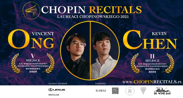 Plakat KEVIN CHEN & VINCENT ONG - CHOPIN RECITALS