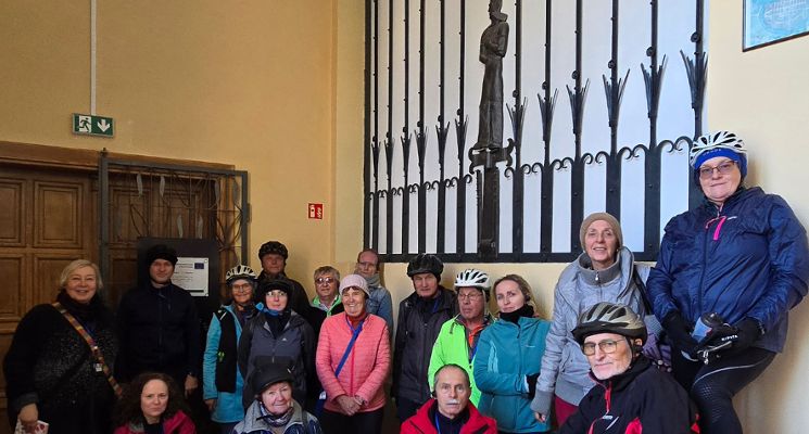 Plakat Wrocławscy Hefajstosi - wycieczka rowerowa śladem prac Jaroslava Vonki i Ryszarda Mazura