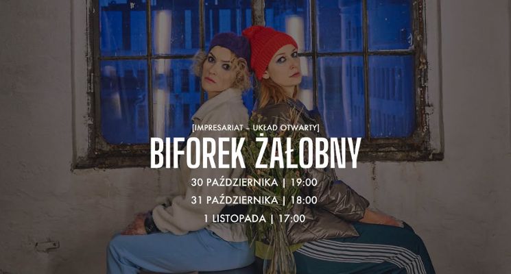 Plakat Biforek Żałobny [Układ Otwarty] - spektakl