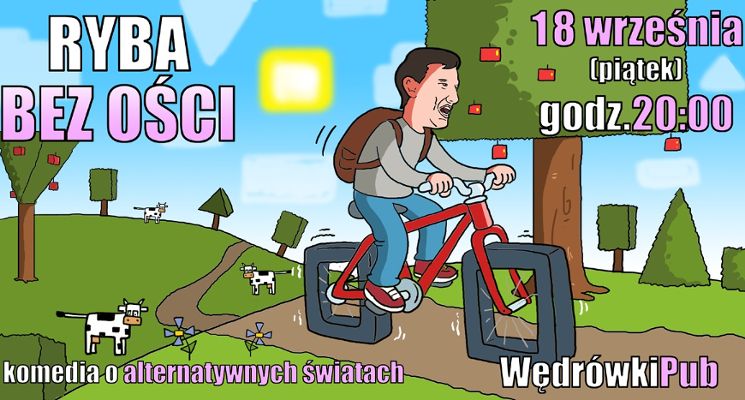 Plakat Ryba bez ości - komedia improwizowana