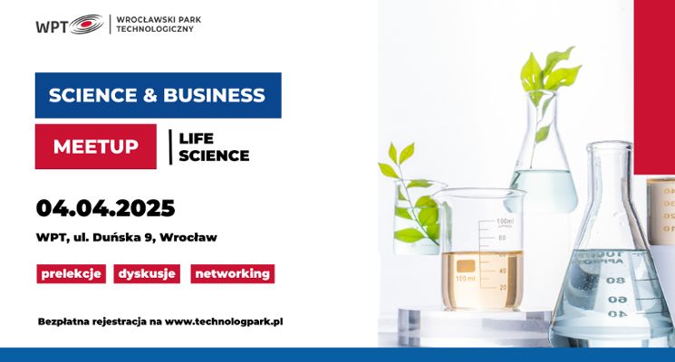 Plakat Science & Business MeetUp | Life Science