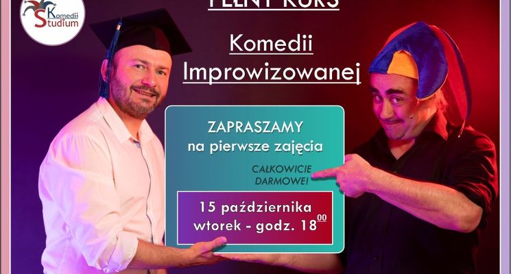 Plakat Pełny Kurs Komedii Improwizowanej - od podstaw!