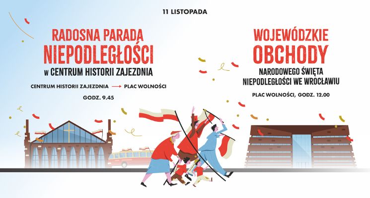 Plakat XXIII Radosna Parada Niepodległości