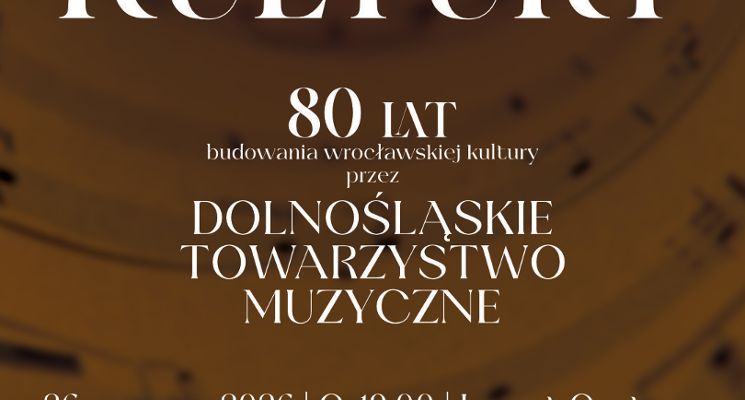 Plakat “Zbudujmy świat” - spektakl muzyczny z utworami Wodeckiego w ramach projektu “Głosy Kultury”