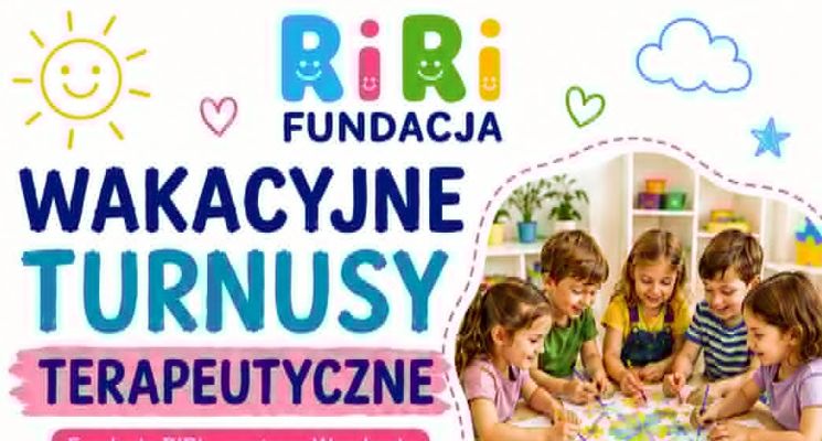 Plakat Letnie turnusy terapeutyczne w samym centrum Wrocławia 2026