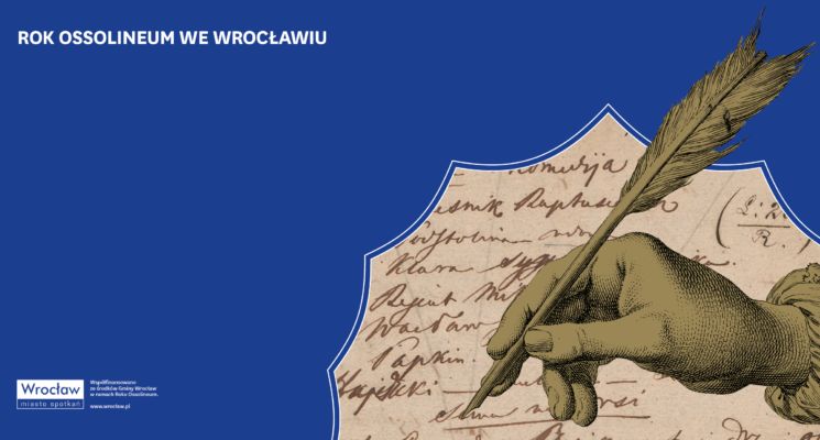 Plakat Świadkowie historii – stare druki. Wykład na wystawie „O! Ossolineum”