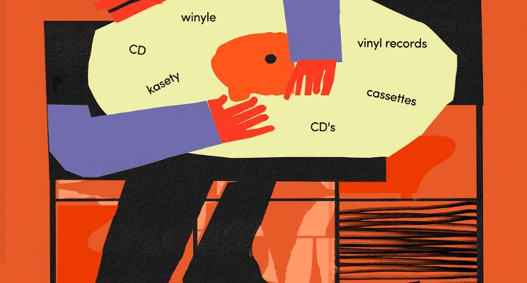 Plakat Pop-up winylowy z Papa winylem