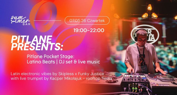 Plakat Pitlane Pocket Stage: Latino Beats | DJ set & live music