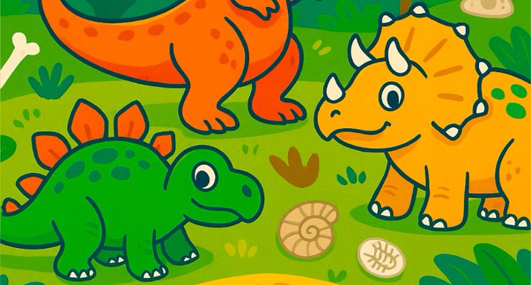 Plakat Warsztaty dla dzieci – DinoEksperci