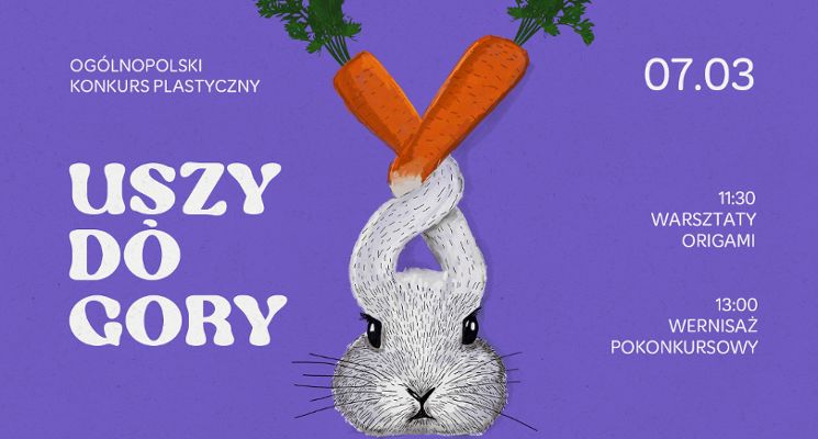 Plakat Uszy do Góry | Ogólnopolska wystawa prac dzieci i młodzieży