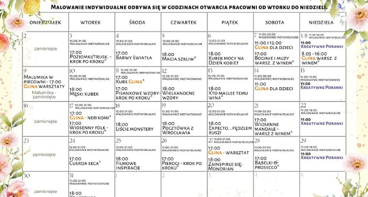 Plakat Marzec w Malumice