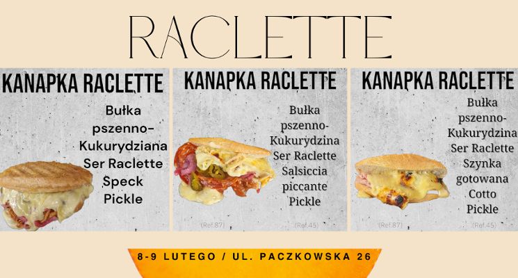 Plakat Raclette powraca na Wrocławski Bazar Smakoszy!