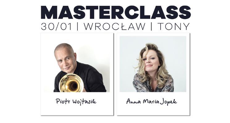 Plakat Anna Maria Jopek & Piotr Wojtasik Masterclass, warsztaty dla nauczycieli muzyki i wokalistów