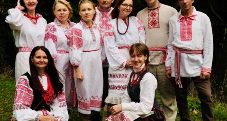 Plakat Na słowiańską nutę - jesienne warsztaty artystyczne