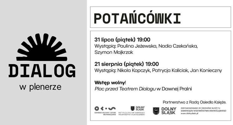 Plakat Potańcówki - Dialog w plenerze