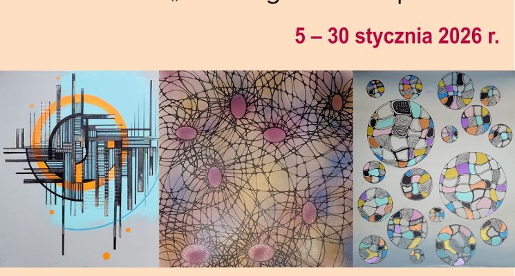 Plakat "Neurografia na płótnie" Michał Garliński