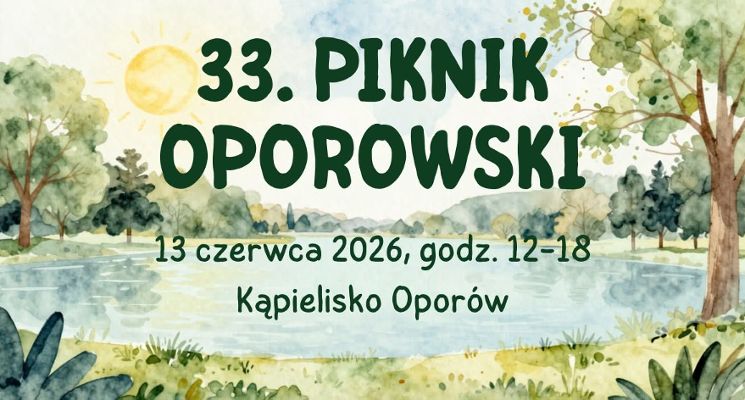 Plakat 33. Piknik Oporowski