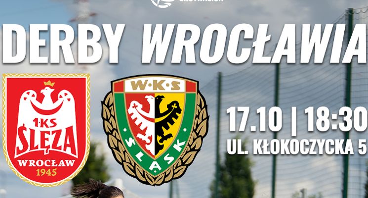 Plakat Derby Wrocławia w Ekstralidze Kobiet
