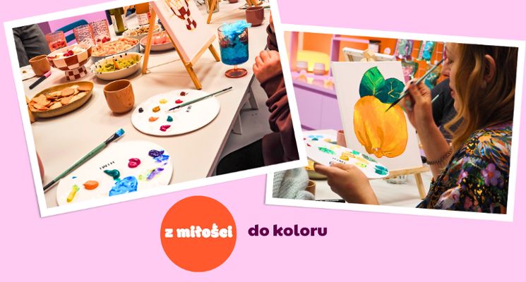 Plakat Pędzel, wino i wiosna: Stwórz swój pierwszy obraz bez stresu