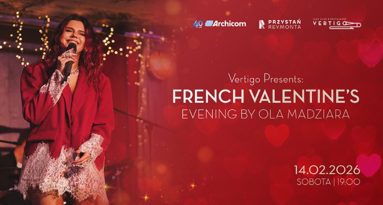 Plakat French Valentine’s Evening by Ola Madziara