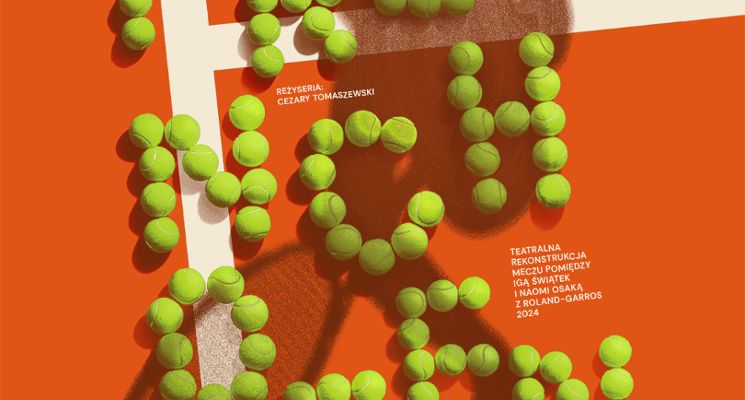 Plakat French Open, reż. Cezary Tomaszewski [spektakl]