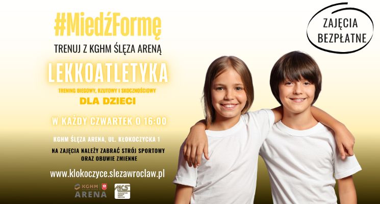 Plakat #MiedźFormę – lekkoatletyka dla dzieci [bezpłatnie]