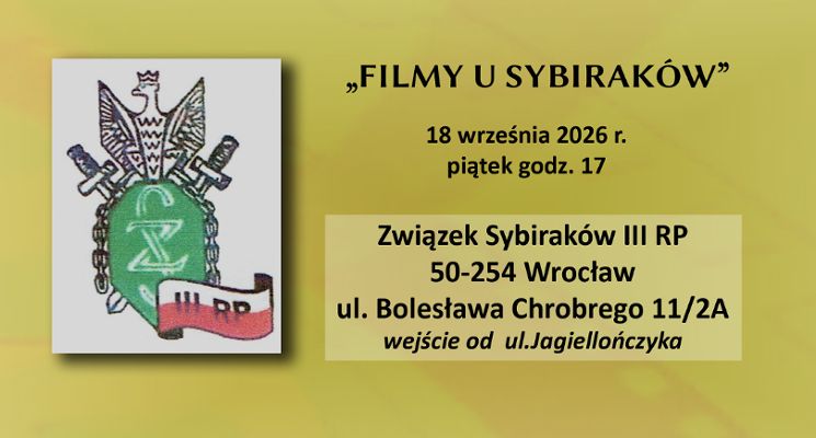 Plakat Filmy u Sybiraków