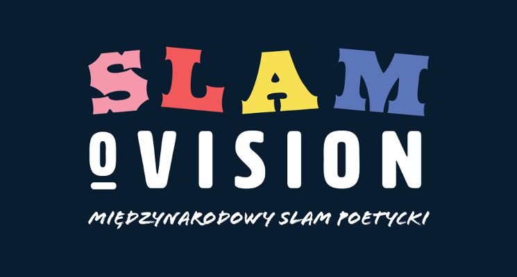 Plakat Slamovision. Międznarodowy slam poetycki - Wrocław głosuje!
