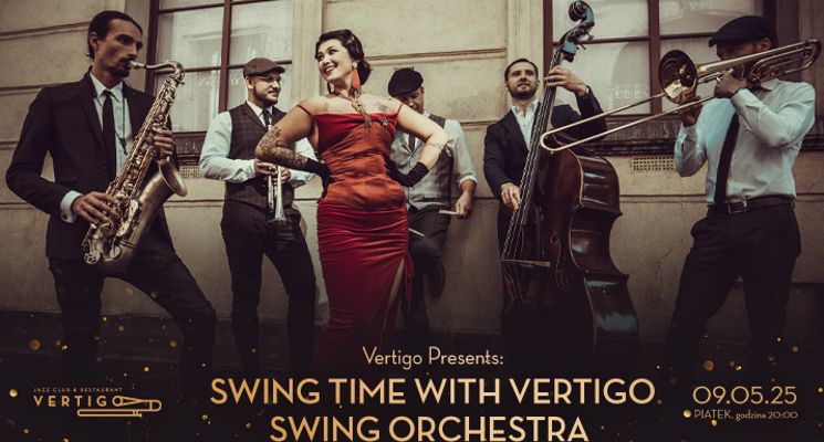 Plakat Swing Time with Vertigo Swing Orchestra