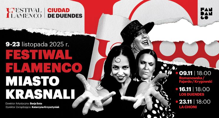 Plakat Festiwal Flamenco Miasto Krasnali / Ciudad de Duendes
