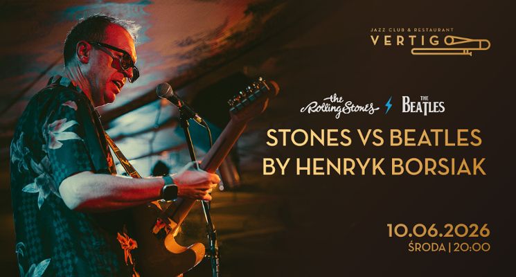 Plakat Stones vs Beatles by Henryk Borsiak