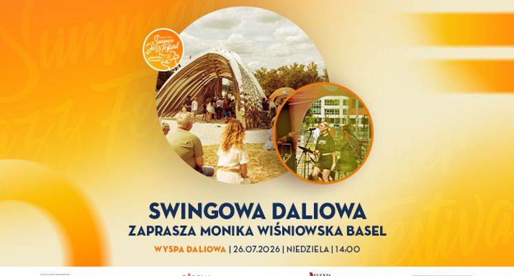 Plakat VSJF: Swingowa Daliowa zaprasza Monika Wiśniowska Basel